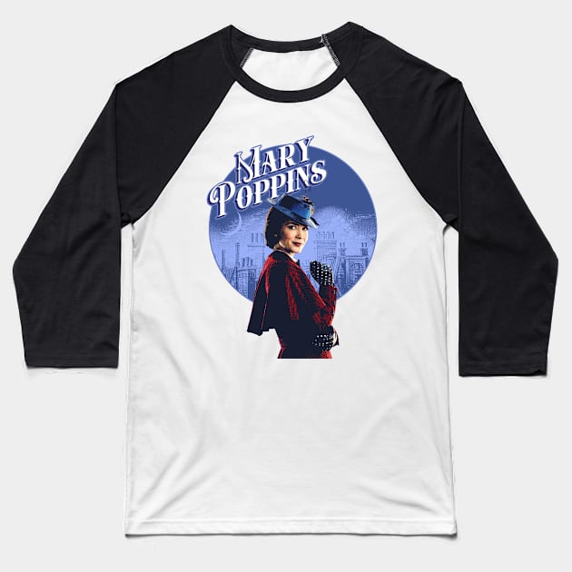 Mary poppins The Sweet Woman Baseball T-Shirt by OliverIsis33